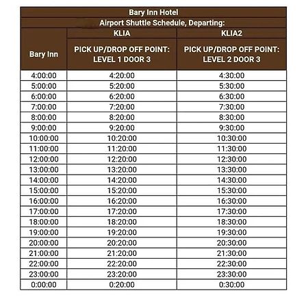 Bary Inn, Klia & Klia2 - 24 Hours Free Airport Pick-Up Sepang Esterno foto